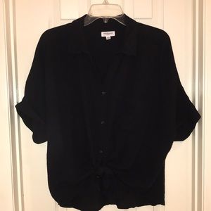 Westbound Petites Gauze Button Down
